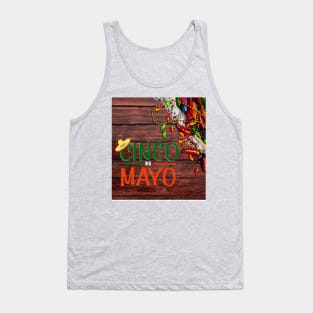 Cinco De Mayo Holiday Decorations Tank Top